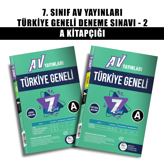 AV YAY. 07.SINIF T.GENELİ SAYISAL/SÖZEL 2-A - 2024